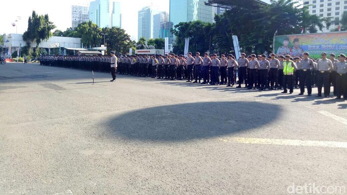 Jelang Kedatangan Obama, Polda Metro Jaya Gelar Apel