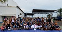 Bahagianya Puluhan WNI Berprofesi ABK Salat Id di Pelabuhan Panama