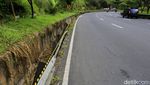 Perhatian, Banyak Pembatas Jalan Rusak di Jalur Nagreg