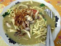 Mie tek tek a la Lampung.