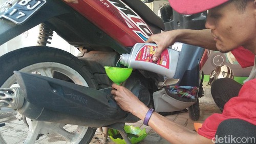 Ganti oli Pertamina Enduro