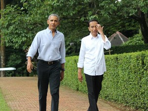 Satu Jam Bersama Jokowi, Obama Tinggalkan Istana Bogor