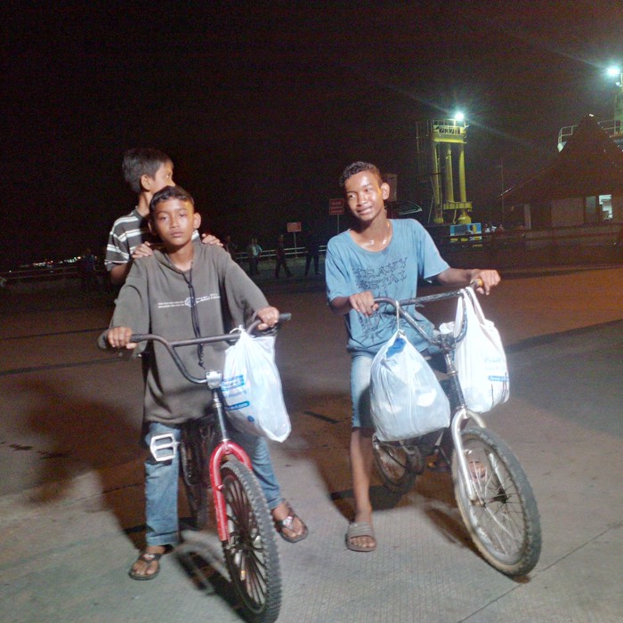 3 Bocah Ini Ngaku Gowes dari Ogan Ilir Sumsel ke Tangerang