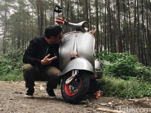 Sayang Istri, Vespa Klasik Ditto Ini Namanya Ayudia