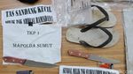 Barang Bukti Penyerangan Mapolda Sumut Ditunjukkan