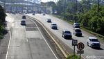 H+5 Arus Balik di Gerbang Tol Cileunyi Ramai Lancar