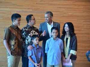 Anies Foto Bareng dan Bicara Toleransi dengan Obama