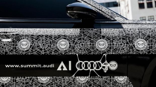 All New Audi A8 Kawal Pembukaan Film Spider-Man