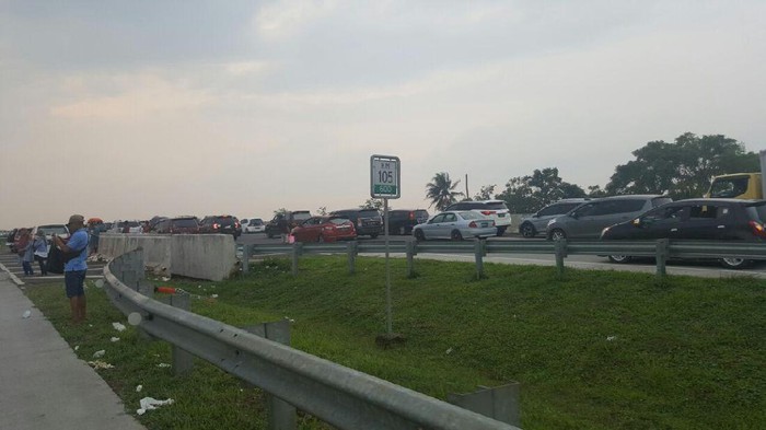Contraflow di Cipali, Kendaraan Padat Menjelang Rest Area