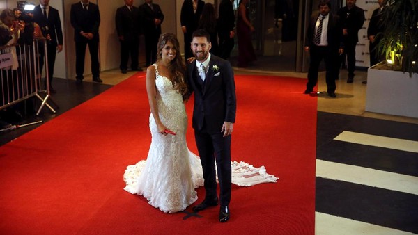 Karpet Merah Pernikahan Lionel Messi