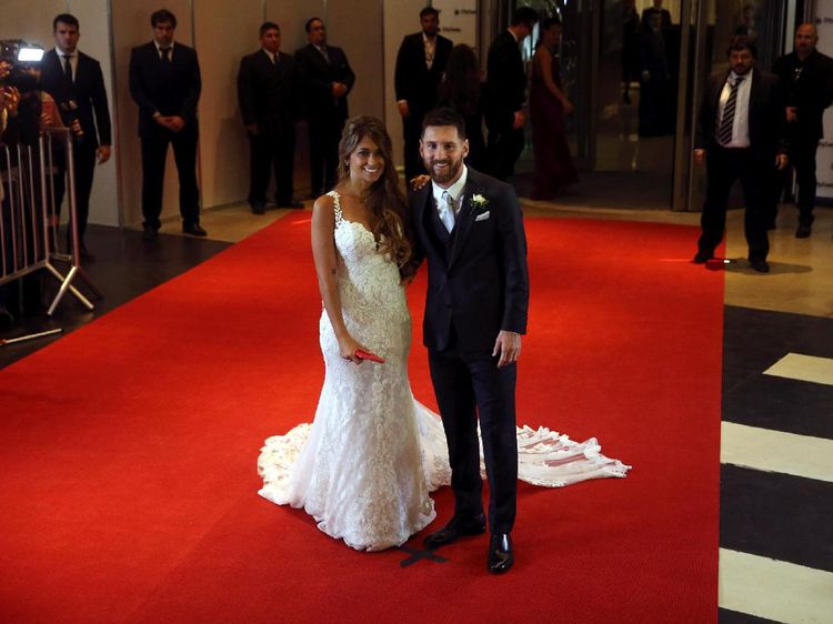 Karpet Merah Pernikahan Lionel Messi