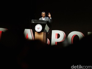 Kenangan Obama Kebanjiran, Naik Becak dan Kejar Ayam di Jakarta
