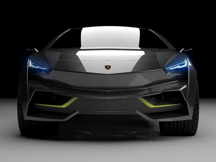 Cantiknya Desain Lamborghini Listrik Ini