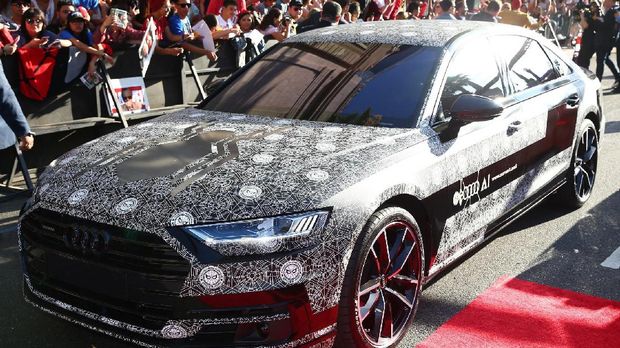 All New Audi A8 Kawal Pembukaan Film Spider-Man