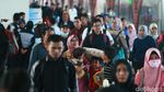 Arus Balik di Stasiun Pasar Senen Menurun