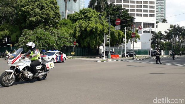 Rombongan Obama Tinggalkan Hotel Mandarin, Bergerak ke Bandara Halim