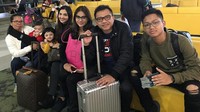 Usai liburan ke Bali, keluarga Ashanty langsung terbang lagi ke Melbourne. (Foto: Ashanty (Instagram Ashanty)