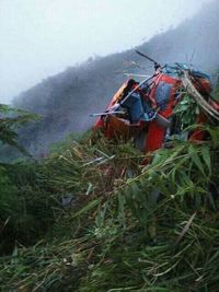 Helikopter Dauphin yang Jatuh di Temanggung
