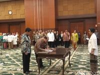 Pesan Sri Mulyani ke Dirjen dan Pejabat Baru Ditjen Kekayaan Negara