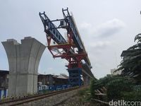 Pembangunan Lintasan Kereta Api Layang di Medan