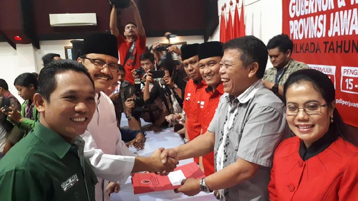Kantongi Tiket Cagub Jatim PKB, Gus Ipul Tetap Daftar ke PDIP