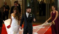 Menikah Gaun Mewah  Istri Lionel  Messi  Diterbangkan dengan 