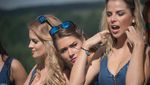 Aksi Para Gadis Payung di Sirkuit Sachsenring