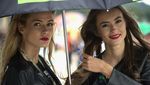 Aksi Para Gadis Payung di Sirkuit Sachsenring