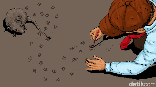 Ilustrasi kasus dugaan korupsi terkait dana desa.