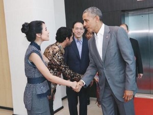 Bangganya Maudy Ayunda Bertemu dengan Obama