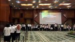 Sri Mulyani Halal Bihalal dengan Pegawai di Kementerian Keuangan