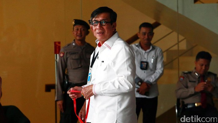 Diperiksa KPK, Yasonna Bantah Terima Duit USD 84 Ribu dari e-KTP