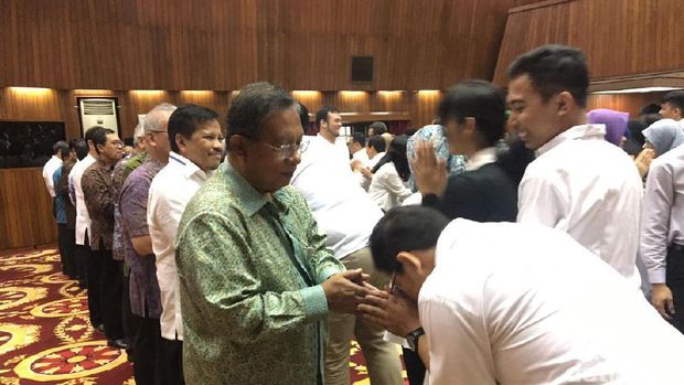 Menko Perekonomian Darmin Nasution gelar halalbihalal