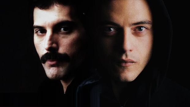 Freddie Mercury dan Rami Malek