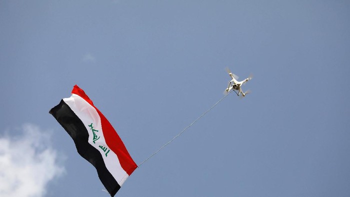 Bendera Irak Pertanda Kemenangan dari ISIS