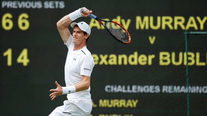 Murray Awali Langkah dengan Kemenangan Straight Set