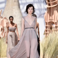 Model walks the runway during the Christian Dior Haute Couture Fall/Winter 2017-2018 show as part of Haute Couture Paris Fashion Week on July 3, 2017 in Paris, France.  (Photo by Pascal Le Segretain/Getty Images)