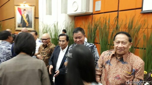 Para mantan Menhub hadiri Halal Bihalal di Kemenhub