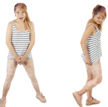 Ada Legging Bermotif Bulu Kaki, Kreatif atau Menjijikkan?