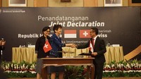 Aksi pertukaran informasi keuangan untuk perpajakan ini dikenal dengan istilah Automatic Exchange of Information (AEOI). Pool/Facebook/Sri Mulyani Indrawati.