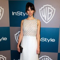 Felicity Jones arrives at 13th Annual Warner Bros. And InStyle Golden Globe Awards After Party at The Beverly Hilton hotel on January 15, 2012 in Beverly Hills, California.  (Photo by Kevork Djansezian/Getty Images)