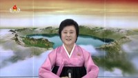 Pembawa berita Korea Utara menyiarkan soal peluncuran rudal balistik. (Foto: Reuters)