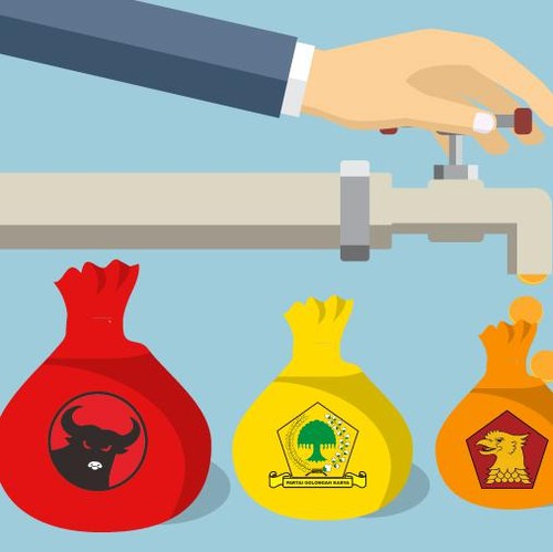 Ilustrasi Dana Parpol.