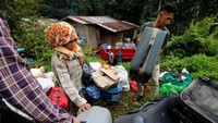 Kondisi para keluarga pengungsi dari peperangan yang terjadi di Marawi. (Foto: Jorge Silva/ REUTERS)