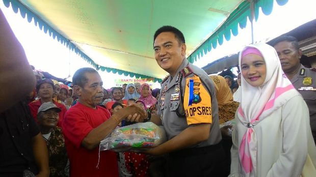 Ada 500 bantuan sembako yang diberikan