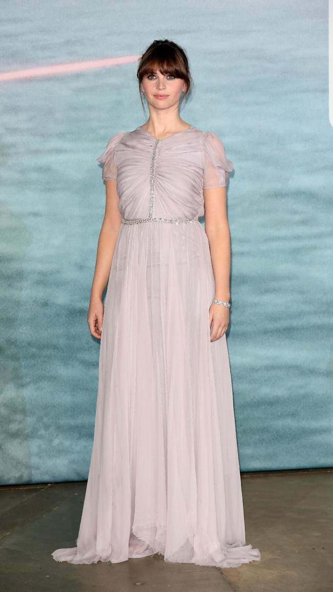 Felicity Jones attends the launch event for Rogue One: A Star Wars Story at Tate Modern on December 13, 2016 in London, England.  (Photo by Tim P. Whitby/Getty Images)