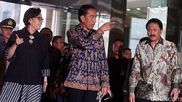 Jokowi di Bursa Efek Indonesia