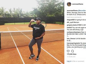 Kangen Lapangan, Serena Williams Tetap Main Tenis Saat Hamil