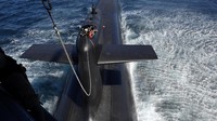 Simulasi berlangsung di Atlantik sekitar 300 km dari pesisir Prancis Reuters/Fred Tanneau.