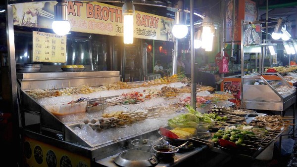 Foto: Wisata Kuliner Sepuasnya di Jalan Alor Kuala Lumpur
